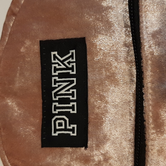 NWOT Women's Victoria's Secret Pink Mini Luxe Velvet Backpack - Picture 2 of 6